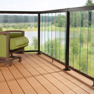 Black Clear 6 Inch Glass Panel Railing New Photo Shoot 1